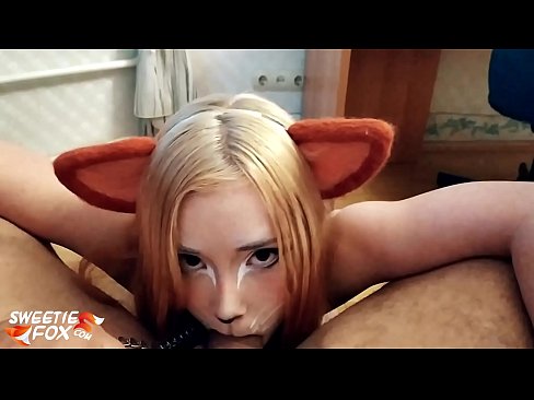 ❤️ Kitsune залгих дик, булэг нь түүний аманд ❌ Супер порно манайд ❌❤